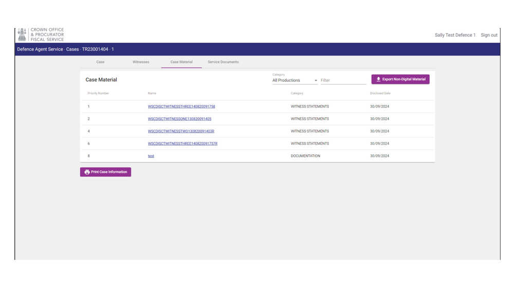 User guidance for DAS | COPFS