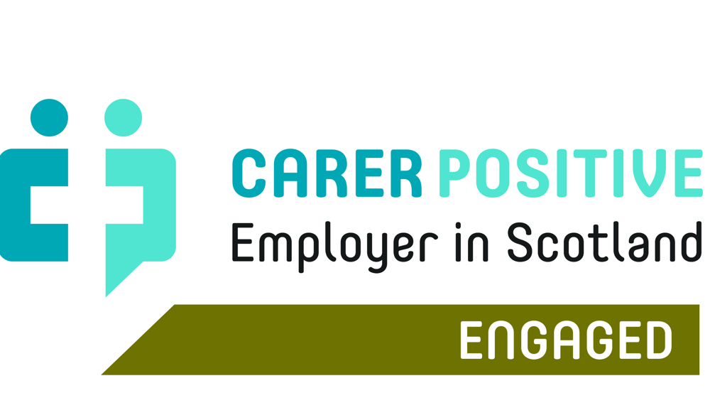 The logo for the Carer Positive Engaged award.