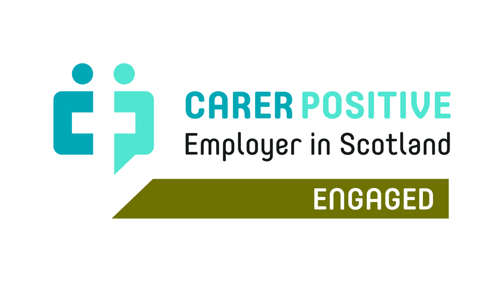 The logo for the Carer Positive Engaged award.